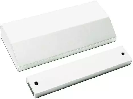 Замок электромагнитный Aleko ALM-250FT-24V (белый) влагозащищённый; 250кг. DC 24В; 0,18А. -40...+40 °C. IP65