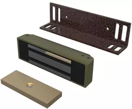 Замок электромагнитный VIZIT VIZIT-ML370-40-50 (9-15VDC, 0,6А, 370кг, встроенный модуль перемагничив