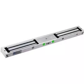 Замок электромагнитный Yli Electronic YM-180ND(LED) электромагнитный для двустворчатой двери, двойной, накладной, со световой индикацией, усилие 180*2
