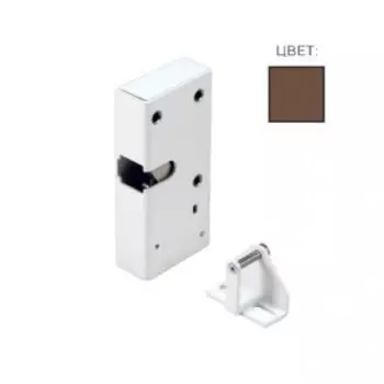 Замок электромеханический Promix Promix-SM326.10.2-00 brown с толкателем, нормально закрытый, датчик