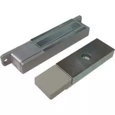 Замок ALer AL-150-24V Premium серый, сила удержания 150 кг, 24 В/0,15 А, датчик Холла, геркон, индикация