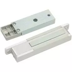 Замок ALer AL-150 Premium (белый) электромагнитный (сила удержания 150 кг, 12 В/0,28 А, датчик Холла, геркон, индикация, -20...+40 °C)