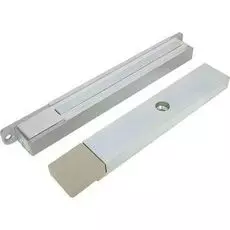 Замок ALer AL-200-24V Premium серый, электромагнитный, сила удержания 200 кг, 24 В/0,15 А, датчик Холла, геркон