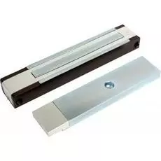 Замок ALer AL-400-24V Premium коричневый, сила удержания 400 кг, 24 В/0,22 А, датчик Холла, геркон, индикация