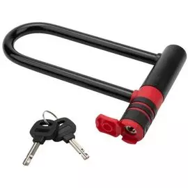 Замок Четыре сезона 79-0400 (замок-скоба) U-образазный 15х21 см черный