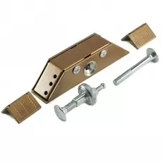 Замок Promix SM101.01 угловой малогабаритный, усилие удержания ригеля 400 кг, коричневый