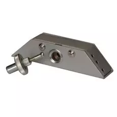 Замок Promix SM101.10 накладной малогабаритный универсальный, усилие удержания 400кг, DC 10-15В/70-105мА (серебро)