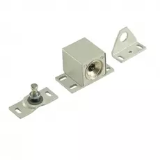 Замок Promix SM102.01.1 накладной универсальный, встроенный датчик положения двери, сила удержания ригеля 300 кг, датчик положения двери, серебро