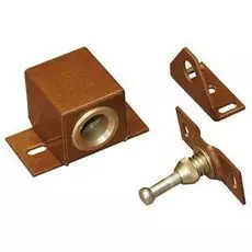 Замок Promix SM102.00 накладной миниатюрный универсальный, усилие удержания 300 кг, 10-14 В, 100 мА, нормально открытый (коричневый)