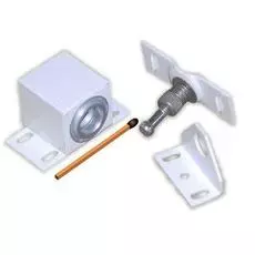 Замок Promix Шериф-2 лайт НЗ-Б Promix-SM102.10 white накладной миниатюрный универсальный, усилие удержания 300 кг, 10-18 В, 100 мА, нормально закрытый