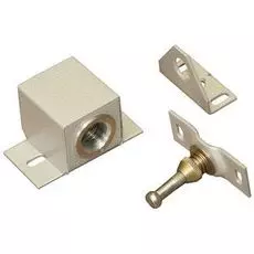 Замок Promix SM102.10 накладной миниатюрный универсальный, усилие удержания 300 кг, 10-18 В, 100 мА, нормально закрытый (серый)