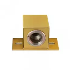 Замок Promix SM102.10 накладной миниатюрный универсальный, усилие удержания 300 кг, 10-18 В, 100 мА, нормально закрытый (золото)