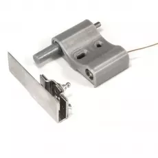 Замок Promix SM112.10 для торговой мебели, усилие удержания ригеля 150 кг, 12 В/0,1 А, серый