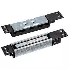 Замок Smartec ST-CL210M электромагнитный сдвиговый, горизонтальный монтаж, мониторинг, внутреннее исполнение, 12 VDC/220мА или 24VDC/190мА, усилие 120