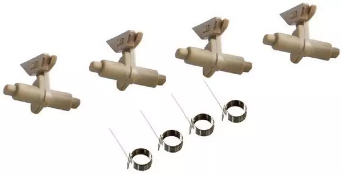 Запчасть CET Сепаратор тефлонового вала с пружиной 2A820360 для KYOCERA FS-1000/1010/1018/1020/1030D/1100/1300D (CET), CET7822