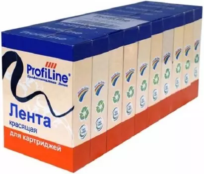 Запчасть ProfiLine PL_Tape_8*7_BKS Лента 8мм*7м черная прямая упаковка (10шт по 4ленты)