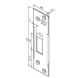 Запорная планка Abloy EA307