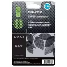 Заправочный комплект Cactus CS-RK-CB335 черный (2x30мл) HP DeskJet D4263/D4363; OfficeJet J5783/J6413