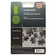 Заправочный комплект Cactus CS-RK-PG445 черный для Canon Pixma MG2440/MG2540 (2*30ml)
