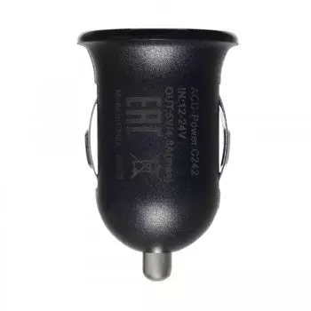 Зарядное устройство автомобильное ACD ACD-C242-X1B 24Вт, 2*USB, 5В, 4.8А, RTL
