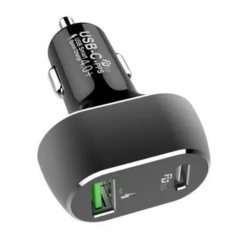 Зарядное устройство автомобильное ACD ACD-С632P-V1B 63Вт, 2xUSB 1PD+1QC, 3.6;20В/3А RTL