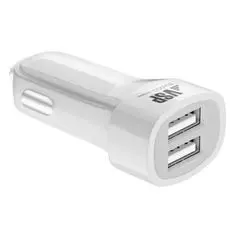 Зарядное устройство автомобильное BoraSco 20635 2USB, 2,1A, белое
