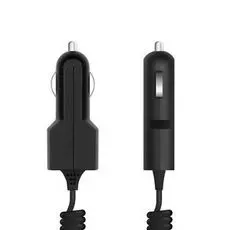 Зарядное устройство автомобильное Deppa 2202 1A, кабель micro-usb, black
