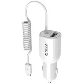 Зарядное устройство автомобильное Orico UCA-1U1C белый