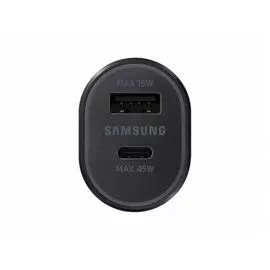 Зарядное устройство автомобильное Samsung EP-L5300 3A+2A PD+QC, кабель USB Type C, черный