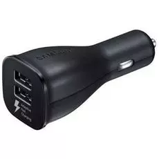 Зарядное устройство автомобильное Samsung EP-LN920BBEGRU 2A+1.67A+2A, кабель microUSB, черный
