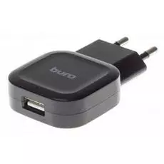 Зарядное устройство Buro TJ-277B 1xUsb, 2.4A, 5V, black