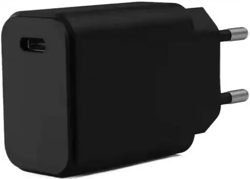 Зарядное устройство сетевое AccesStyle Quartz 20WT Black 20 Вт, быстрая зарядка, Type-C (20 Вт), USB-A (18 Вт)