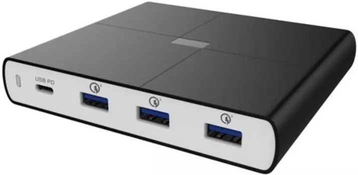 Зарядное устройство сетевое ACD ACD-P904U-V1B 90Вт, 4xUSB 1PD+3QC, 3.6~20В/4.35А(max), RTL