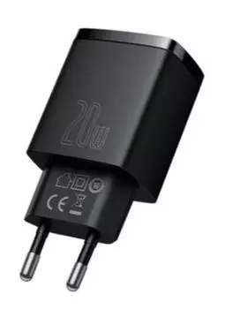 Зарядное устройство сетевое Baseus CCXJ-B01 Compact Quick Charger USB-A,USB-C 20W Black
