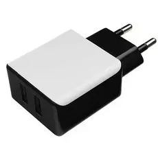 Зарядное устройство сетевое Cablexpert MP3A-PC-14 100/220V-5V, USB 2 порта, 2.1A