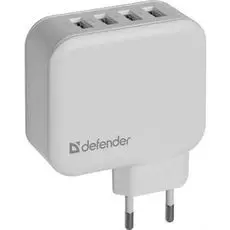 Зарядное устройство сетевое Defender UPA-60 83544 4USB 5V/6.2A