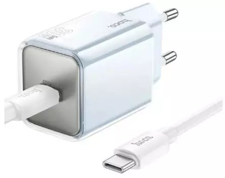 Зарядное устройство сетевое Hoco N47 Glorious PD30W 35363 30W 3A (PD) USB Type-C универсальное белый