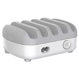 Зарядное устройство сетевое Orico DUK-5P белый/серый, 5*USB2,4А/5В; 60 Вт, пластик