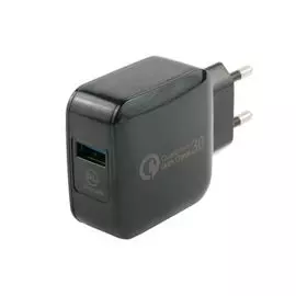 Зарядное устройство сетевое Red Line NQC-4 УТ000016520 USB QC 3.0, черный