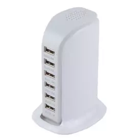 Зарядное устройство сетевое Red Line NT-7 УТ000018572 6 USB, 6А белый