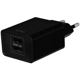 Зарядное устройство сетевое TFN TFN-WC2U24AUSBCBK