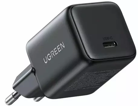 Зарядное устройство сетевое UGREEN X513 55531_ 30W USB-C GaN Fast Charger EU. цвет: серый