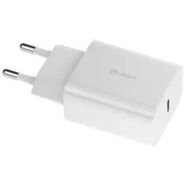 Зарядное устройство сетевое Unico WCPDUNC 20W, 2*USB-C, защита от КЗ, PD , белый