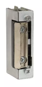 Защелка Smartec ST-SL451NC ЭМЗ симметричная, узкая, радиальный язычок, HЗ, без планки, регулируемый язычок, 12V AC/DC 340мА