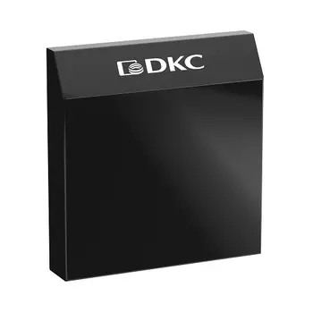 Защитная панель DKC R5RK12B IP56, листовая сталь RAL9005, для вентиляторов и решеток 150x150 мм, "RAM Klima"