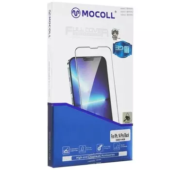 Защитное стекло MOCOLL I454 для iPhone 14 Pro Max, японское AGC Dragontail закалённое, 3D, 9H
