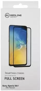 Защитное стекло Red Line УТ000011150 для Sony Xperia XA1, 3D. tempered glass, чёрная рамка