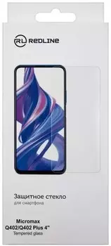 Защитное стекло Red Line УТ000011581 для Micromax Q402/Q402 Plus 4", tempered glass
