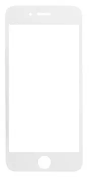 Защитное стекло Red Line УТ000013119 для Apple iPhone 6 Plus/6S Plus (5.5"), tempered glass, белая рамка