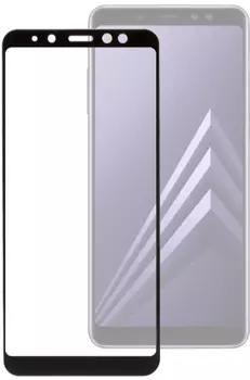 Защитное стекло Red Line УТ000014150 для Samsung Galaxy A8 2018 (А530), tempered glass FULL GLUE, чёрная рамка